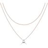 imagePAVOI 14K Gold Plated Layering Necklaces  Stylish Minimalist Design Pendant Necklaces  Bar Lotus Disc Dog Tag Horizontal Bar Pendants for WomenRose Gold