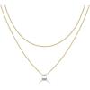 imagePAVOI 14K Gold Plated Layering Necklaces  Stylish Minimalist Design Pendant Necklaces  Bar Lotus Disc Dog Tag Horizontal Bar Pendants for WomenYellow Gold