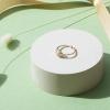 imagePAVOI 14K Gold Plated Adjustable Created Opal Rings  Stacking Rings for WomenHalo