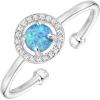 imagePAVOI 14K Gold Plated Adjustable Created Opal Rings  Stacking Rings for WomenHalo