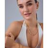imagePAVOI 14K Gold Plated Chunky Chain Choker Necklaces for Women  Gold Statement Graduated Link Chain Necklace  Bold Oval Link Barbell Links Paperclip ChainsOval Chain