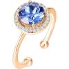imagePAVOI 14K Gold Plated Crystal Birthstone Rings  Rings For WomenRose Gold