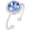 imagePAVOI 14K Gold Plated Crystal Birthstone Rings  Rings For WomenWhite Gold