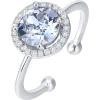 imagePAVOI 14K Gold Plated Crystal Birthstone Rings  Rings For WomenWhite Gold