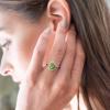 imagePAVOI 14K Gold Plated Crystal Birthstone Rings  Rings For WomenWhite Gold