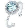 imagePAVOI 14K Gold Plated Crystal Birthstone Rings  Rings For WomenWhite Gold