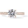 imagePAVOI 14K Gold Plated Engagement Rings for Women  Promise Wedding Band  3CT Cushion Cut Round Oval Cubic Zirconia Fake Engagement RingRose Gold