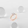 imagePAVOI 14K Gold Plated Engagement Rings for Women  Promise Wedding Band  3CT Cushion Cut Round Oval Cubic Zirconia Fake Engagement RingRose Gold