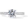 imagePAVOI 14K Gold Plated Engagement Rings for Women  Promise Wedding Band  3CT Cushion Cut Round Oval Cubic Zirconia Fake Engagement RingWhite Gold