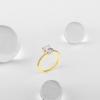 imagePAVOI 14K Gold Plated Engagement Rings for Women  Promise Wedding Band  3CT Cushion Cut Round Oval Cubic Zirconia Fake Engagement RingYellow Gold