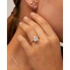 imagePAVOI 14K Gold Plated Engagement Rings for Women  Promise Wedding Band  3CT Cushion Cut Round Oval Cubic Zirconia Fake Engagement RingYellow Gold