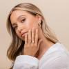 imagePAVOI 14K Gold Plated Initial Ring Stackable Rings for Women  Fashion Rings F