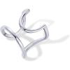 imagePAVOI 14K Gold Plated Manicure Nail Ring for Women  Adjustable Unique Fashion Statement RingPlain