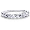 imagePAVOI 14K Gold Plated Spinner Anxiety Rings for Women Men  Anxiety Bands with Beads  Moon Star Beads Fidget Ring for WomenWhite Gold