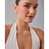 imagePAVOI 14K Gold Plated Two Toned Mixed Metals Diamond Shaped Dangle Pendant Necklace for Women with Cubic Zirconia  Geometric NecklaceTwo Toned