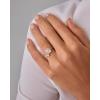 imagePAVOI 14K Yellow Plated Toi Et Moi 3CT Cushion Cut Cubic Zirconia Stone Wraparound Engagement Promise Ring for Women  Statement RingYellow Gold