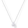 imagePAVOI 14K Gold Plated Dainty Pear Pendant Necklace for Women  Tear Pendant NecklacesWhite Gold