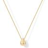 imagePAVOI 14K Gold Plated Dainty Pear Pendant Necklace for Women  Tear Pendant NecklacesYellow Gold