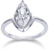 imagePAVOI 14K Gold Plated Marquise 15CT Cubic Zirconia Fake Bridal Engagement Ring for Women  StatementWhite Gold