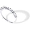 imagePAVOI 14K Gold Plated Spinner Anxiety Rings for Women Men  Anxiety Bands with Beads  Moon Star Beads Fidget Ring for WomenWhite Gold