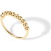 imagePAVOI 14K Gold Plated Spinner Anxiety Rings for Women Men  Anxiety Bands with Beads  Moon Star Beads Fidget Ring for WomenYellow Gold