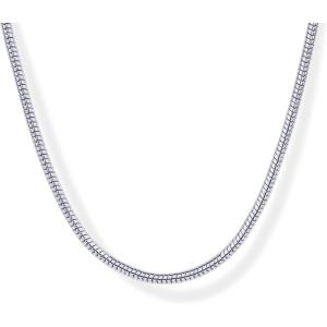 imagePAVOI 14K Gold Plated Chunky Chain Choker Necklaces for Women  Gold Statement Graduated Link Chain Necklace  Bold Oval Link Barbell Links Paperclip ChainsSnake  3MM