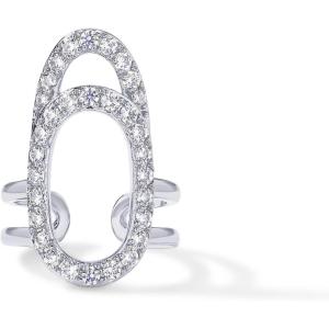 imagePAVOI 14K Gold Plated Manicure Nail Ring for Women  Adjustable Unique Fashion Statement RingCZ