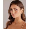 imagePAVOI 14K Gold Plated 925 Sterling Silver Posts Chunky Hoop Earrings  Statement Huggie Hoops for Women  Lightweight Yellow Gold Dome EarringsYellow Gold