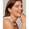 imagePAVOI 14K Gold Plated 925 Sterling Silves Posts Long Tassel Dangle Earrings for Women  Elegant Rhinestone Chain Chandelier Drop Earrings  Statement JewelryWhite Gold