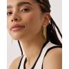 imagePAVOI 14K Gold Plated 925 Sterling Silves Posts Long Tassel Dangle Earrings for Women  Elegant Rhinestone Chain Chandelier Drop Earrings  Statement JewelryWhite Gold