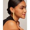 imagePAVOI 14K Gold Plated 925 Sterling Silves Posts Long Tassel Dangle Earrings for Women  Elegant Rhinestone Chain Chandelier Drop Earrings  Statement JewelryWhite Gold