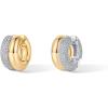 imagePAVOI 14K Gold Plated Chunky Tubular Hinged Earscape Ear Cuffs for Women  Statement Earring PairDouble CZ