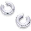 imagePAVOI 14K Gold Plated Chunky Tubular Hinged Earscape Ear Cuffs for Women  Statement Earring PairPlain