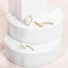 imagePAVOI 14K Gold Plated Cubic Zirconia Ear Crawler Earrings  Faux Diamond Arrow Ear Climber Fashion Earrings for WomenYellow Gold