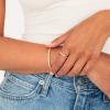imagePAVOI 14K Gold Plated Cubic Zirconia Rings for Women  Classic Stackable Ring Band for WomenYellow Gold