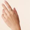 imagePAVOI 14K Gold Plated Stacking Rings for Women  Classy Design with Sparkling Cubic Zirconia Crystals ampamp Opal  Everyday JewelryYellow Gold
