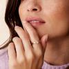 imagePAVOI 14K Gold Plated Stacking Rings for Women  Classy Design with Sparkling Cubic Zirconia Crystals ampamp Opal  Everyday JewelryYellow Gold