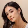 imagePAVOI 14K Gold Plated Sterling Silver Post Crawler Earrings Cuff StudsRose Gold