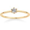 imagePAVOI 18K Gold Plated Marquise Round Mini Cubic Zirconia Stackable Rings for Women  Dainty Stacking Thin Band for WomenYellow Gold