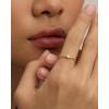 imagePAVOI 18K Gold Plated Marquise Round Mini Cubic Zirconia Stackable Rings for Women  Dainty Stacking Thin Band for WomenYellow Gold