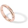 imagePAVOI 14K Gold Plated Cubic Zirconia Rings for Women  Classic Stackable Ring Band for WomenRose Gold