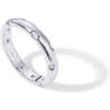 imagePAVOI 14K Gold Plated Cubic Zirconia Rings for Women  Classic Stackable Ring Band for WomenWhite Gold