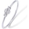 imagePAVOI 18K Gold Plated Marquise Round Mini Cubic Zirconia Stackable Rings for Women  Dainty Stacking Thin Band for WomenWhite Gold