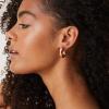 imagePAVOI 14K Gold Colored Extra Chunky 65mm Lightweight Open Hoops  Gold Hoop Earrings for WomenRose Gold