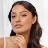 imagePAVOI 14K Gold Plated 925 Sterling Silver Post Cubic Zirconia Huggie Earrings  Small Gold Hoop Earrings for Women  CZ Stud Cuff EarringRose Gold