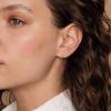 imagePAVOI 14K Gold Plated 925 Sterling Silver Post Minimalist Suspender Ear Cuff Earrings for Women  Wrap Earlobe StudsRose Gold