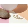 imagePAVOI 14K Gold Plated 925 Sterling Silver Post Minimalist Suspender Ear Cuff Earrings for Women  Wrap Earlobe StudsRose Gold