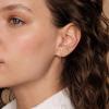 imagePAVOI 14K Gold Plated 925 Sterling Silver Post Minimalist Suspender Ear Cuff Earrings for Women  Wrap Earlobe StudsYellow Gold