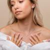 imagePAVOI 14K Gold Plated Created White Opal Necklace  Opal Necklaces for WomenYellow Gold
