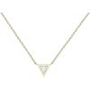 imagePAVOI 14K Gold Plated Created White Opal Necklace  Opal Necklaces for WomenYellow Gold